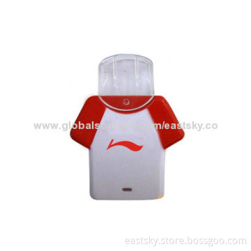 Custom Shirt-shaped USB Flash Drive with Hot-swap and Plug-and-play Features, OEM ServicesNew